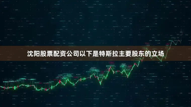 沈阳股票配资公司以下是特斯拉主要股东的立场