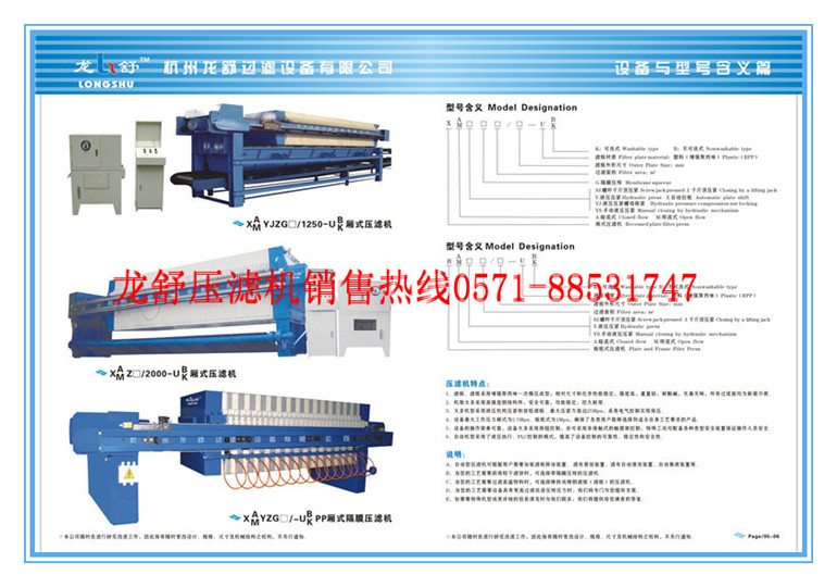 常用压滤机的基础知识介绍(图1)